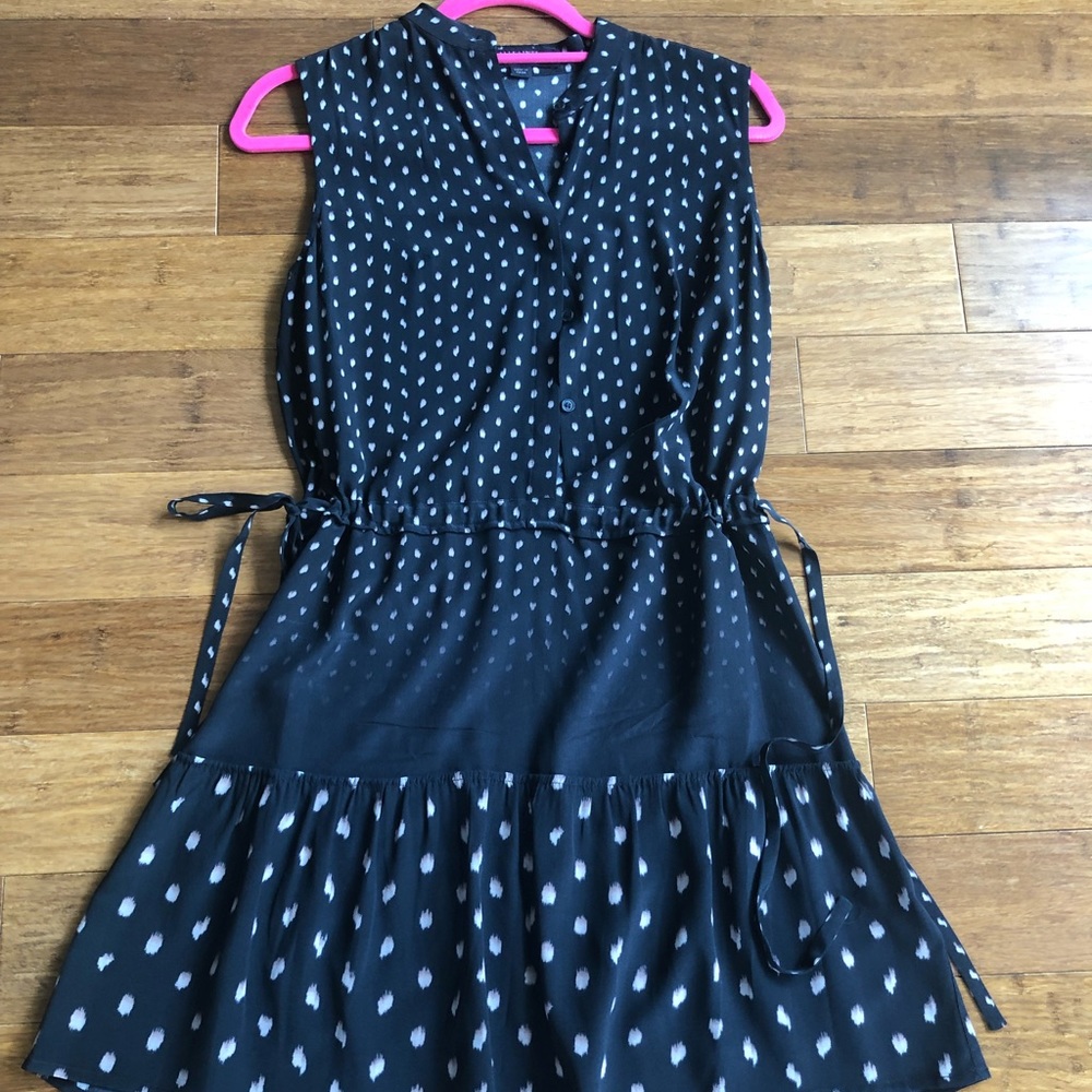 All Saints Lin Flic Silk Dress